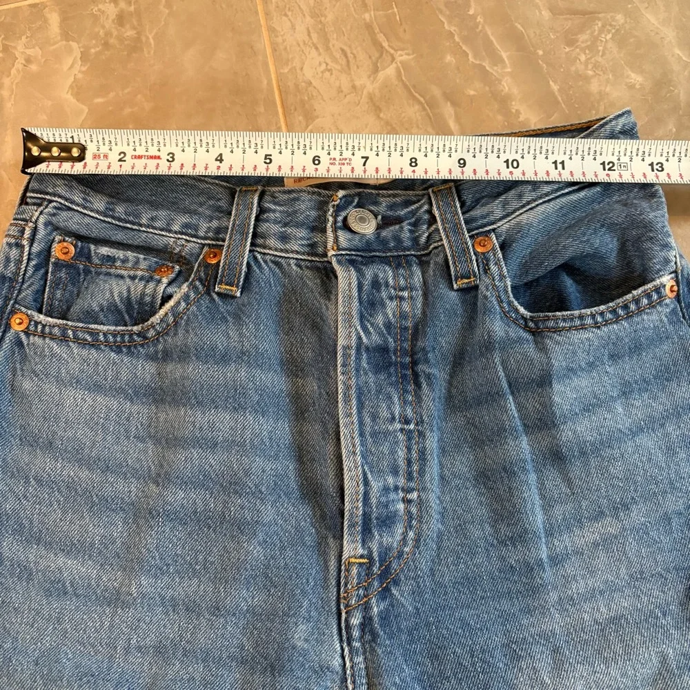Levi's Women's Ribcage Straight Ankle Denim Jeans Sz 26 Classic Preppy USA - Picture 6 of 12